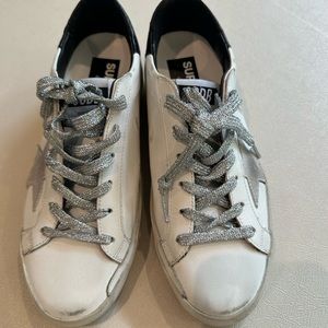Golden Goose woman's tennis shoes size 9 like new condition